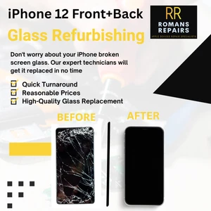 iPhone 12 kaputte vorne und hinten Ersatz (Reparaturservice) - Bild 1 von 9