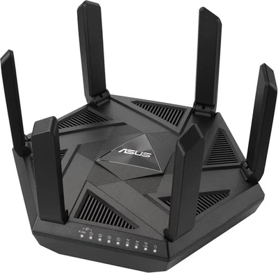 ASUS RT-AXE7800 Black 2.5Gbps Port Tri-Band Gigabit WiFi 6E Router - Image 1 of 4