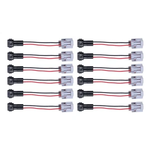 Injector PnP Adapters - Denso (female) to OBD2 (male)-Wired-Set of 12 - Picture 1 of 4