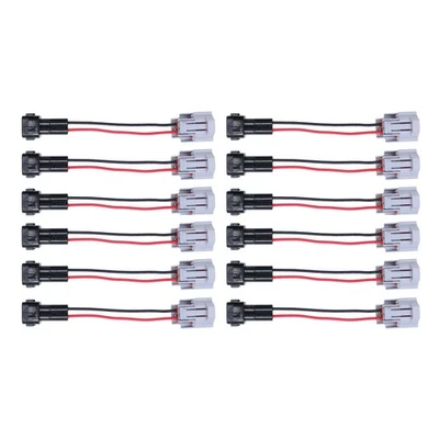 Injector PnP Adapters - Denso (female) to OBD2 (male)-Wired-Set of 12 - Image 1 of 4