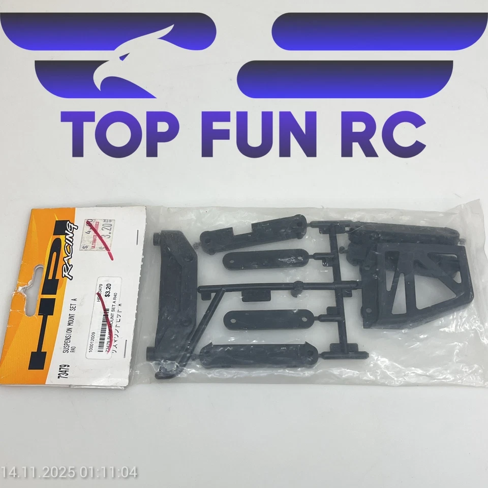 HPI 73479 SUSPENSION MOUNT SET A FOR R40 1/10 SCALE NITRO TOURING RC CAR - Image 1 of 1