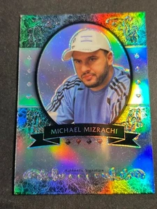 2011 Leaf REFRACTOR POKER PROOF MISSING AUTO & # Michael Mizrachi - Picture 1 of 2