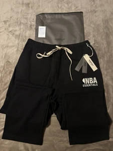 NEW NBA Fear of God Essentials Black Sweatpants Size XL 100% AUTHENTIC✅ - Picture 1 of 10