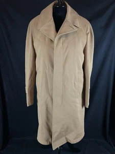 Vintage Herren Camel Mantel 38 kurz herausnehmbares Innenfutter warm Wintermantel - Bild 1 von 13