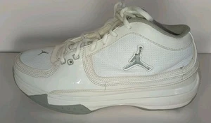 Air Jordan Team ISO LOW 440567-101 MEN Size 9 White and Gray Sneakers, Shoes - Picture 1 of 20