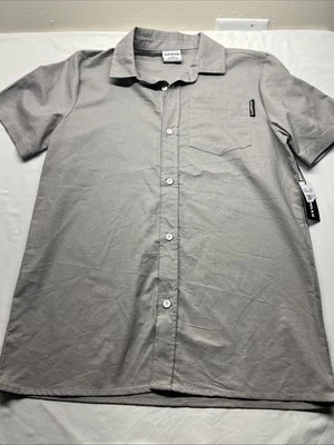 Airwalk Teen Boys, L short sleeve button up, Grey - Image 1 of 4
