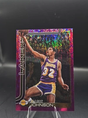 2025 Topps #255 Magic Johnson Purple Foil- Color Match! Lakers 🔥 HOF - Image 1 of 2