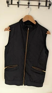 Seed Heritage Black Zip Vest Gilet - Picture 1 of 6