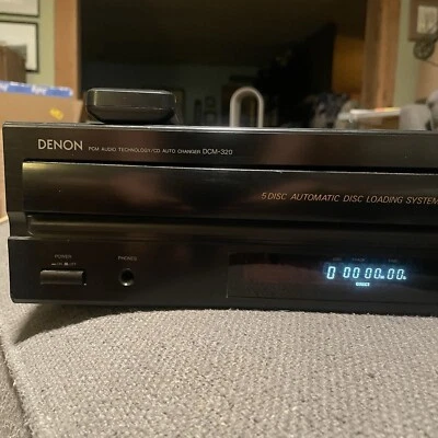 Denon DCM-320 CD Player PCM Audio / Changer 5 Disc - PARTS ONLY - Image 1 of 4