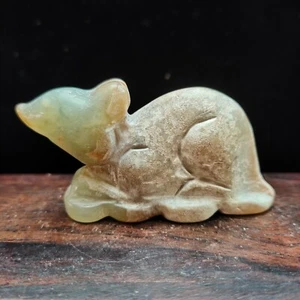 Chinese collectible, jade hand-carved ,Ancient jade animal statue pendantH477 - Picture 1 of 6