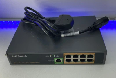 PV-TECH 8 Poe+ Ports With 1 Ethernet Uplink 802. 3af/at, 120W #279 - Image 1 of 2