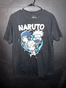 Naruto Shippuden 2002 T-Shirt Mens Large Black Ripple Junction Anime Shonen Jump - Picture 1 of 6