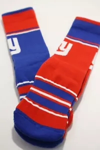 Youth L Rock Em Socks New York Giants Multi-Stripe 2-pack Team Crew Sock Set - Picture 1 of 3