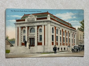 G2094 Postcard Marbold State Bank Greenview IL Illinois - Picture 1 of 2