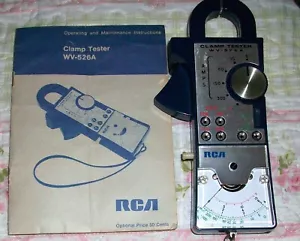 Probador de abrazadera RCA WV-526A con cables-accesorios-estuche de transporte-manual de instrucciones - Imagen 1 de 4