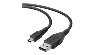 Belkin F3U138B06 6FT Mini-USB B to USB-B Copper BLACK Data Cable - Picture 1 of 2