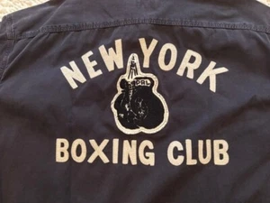 Polo Ralph Lauren NY Boxing Club Gloves Patch Sportsman Aztec Shirt Jacket 2XL - Picture 1 of 16