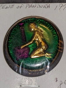 1972 Krewe of Pandora Tri-color Doubloon Nice - Picture 1 of 4