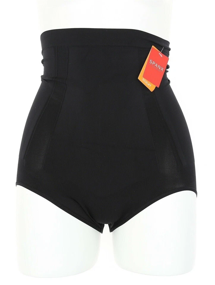 Spanx Oncore High Waisted Black Brief Plus Size 1x 23929
