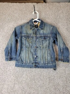 Gap Kids Denim Jean Jacket XSmall Unisex Style Boys or Girls Medium Wash - Picture 1 of 5
