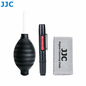 JJC 3-in-1 Cleaning Kit (Dust Blower/Lens Pen/Fiber Cloth)For Canon Nikon Camera - Picture 1 of 12
