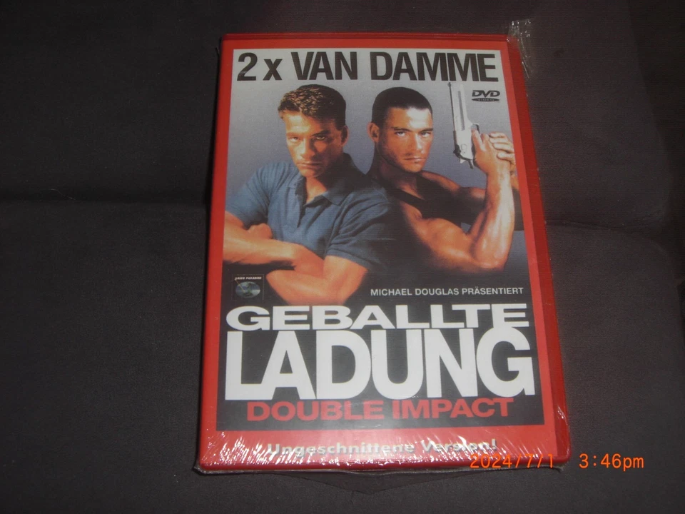 geballte Ladung - Double Impact DVD FSK 18 Uncut Van Damme deutsch
