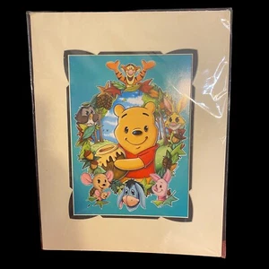 Disney Parks Silly Old Bear Pooh And Friends Matted Print Chris Uminga Unframed - Picture 1 of 11