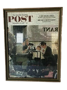 Saturday Evening Post 24. November 1951 Vintage Puzzle gerahmt 19" x 25" - Bild 1 von 12