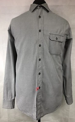 Черный коричневый 1826 на заказ подходит длинным рукавом платье рубашка мужская большой черный/белый - Изображение 1 из 4