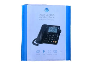 AT&T - 2940 Corded Phone with Caller ID/Call Waiting - Black - Zdjęcie 1 z 1