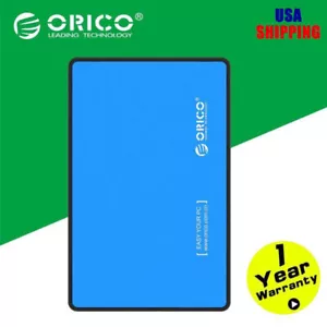 ORICO External Enclosure Case USB 3.0 2.5“ SATA External HDD Hard Disk Box Blue - Picture 1 of 6