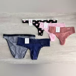 Calvin Klein Women’s Thong & Full Panty Set - XS - Picture 1 of 6