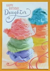 Happy Birthday Daughter Greeting Card (+ Envelope 5x7"). - Picture 1 of 4
