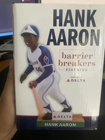 Hank Aaron Barrier Breakers Figurine Atlanta Braves Statue by Delta Cover