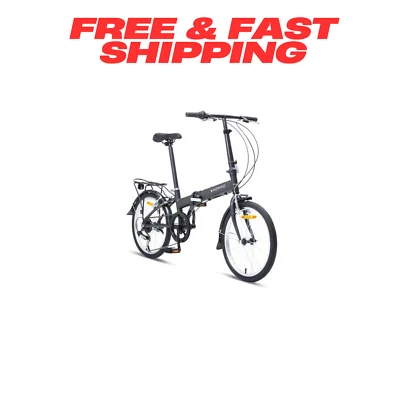 Progear 20" Nomad Folding Bike in Grey |Free & Fast Shipping - image 1 of 4