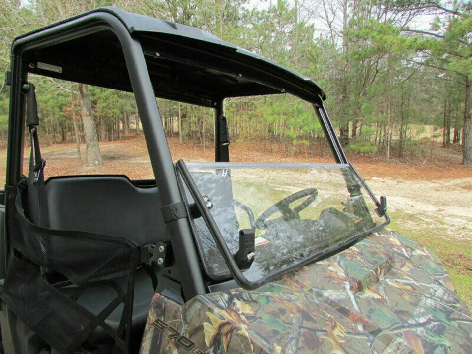 Seizmik Folding Front Windshield 2015+ Polaris Ranger Mid Size 500 570 SP ETX EV Foto 1 de 4