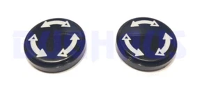 VW KARMANN GHIA 72-74 FRESH AIR KNOB INSERTS! 2 PCS! TOUGH TO FIND! FREE SHIP!!! - Picture 1 of 1