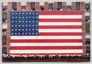 Postcard American Flag from the Original Painting by Fanch - Picture 1 of 4