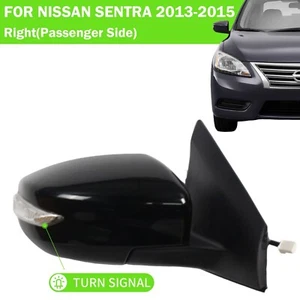 Right Passenger Side Mirror for Nissan Sentra 2013 2014 2015 w/Power Heated Lamp - Imagen 1 de 6