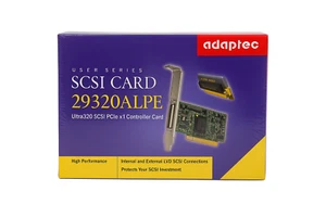 NEW Adaptec SCSI Card 29320ALP-R Ultra320 PCIe x1 Controller ? Factory Sealed - Picture 1 of 1