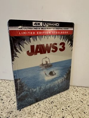 JAWS 3 4K STEELBOOK LIMITED EDITION + DIGITAL IN HAND Foto 1 de 4