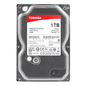 Toshiba P300 1TB 7.2K 64MB SATA III 3.5'' HDWD110 - Picture 1 of 3