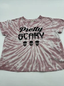 Love Peace & Lip Gloss T-Shirt Youth Girl Large Spell Out Pink ..#18548 - Picture 1 of 7