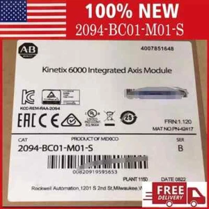 Módulo de eje integrado Allen-Bradley 2094-BC01-M01-S SER B Kinetix 6000 1 pieza NUEVO - Imagen 1 de 2