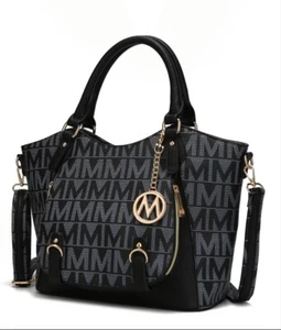 MKF Collection Fula Signature Satchel Bag by Mia k - Picture 1 of 4