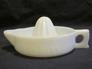 Sunkist Milchglas Orange Reibahle - Bild 1 von 2