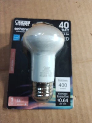 Feit Electric 40-Watt Equiv R16 Dimmable Flood LED Light Bulb, Soft White 2700K - Image 1 of 4