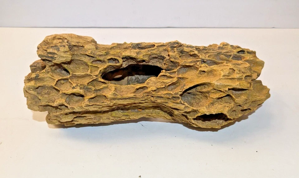 Synthetic Resin Tan-Colored Driftwood Decoration - Realistic Look - 13" x 5" x 5 - Image 1 of 4