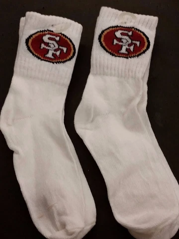 NFL San Francisco 49ers Ladies Socks - Size 9-11,  New (2 Pair) Cover