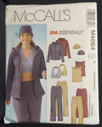 McCall's M4664 Spa Essentials Sewing Pattern Misses Knits Szs XS-S-M New 2004